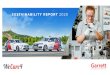 SUSTAINABILITY REPORT 2020 - Garrett Motion · 2021. 8. 4. · 1st turbo for passenger car (Oldsmobile Jetﬁ re) Gen2 DAVNT (Deere) Gen 1 VNT (VW) Industry-1st variable inlet compressor