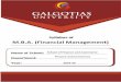 M.B.A. (Financial Management) - galgotiasuniversity.edu.in · Galgotias University, Greater Noida (U.P.) Curriculum for M.B.A. (Financial Management) 2019-21 and onwards 2 Galgotias