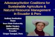 Advocacy/Action Coalitions for Sustainable Agriculture ...vtechworks.lib.vt.edu/bitstream/handle/10919/65459/392...Advocacy/Action Coalitions for Sustainable Agriculture & Natural