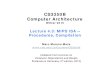 CS3350B Computer Architecture - Western Universitymmorenom/cs3350_moreno.Winter... · 2017. 1. 26. · Synchronization Two processors sharing an area of memory P1 writes, then P2
