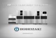 CUBER SERIES ICE MACHINES - HOSHIZAKI...| ICE MACHINES FILTERS / ANTIMICROBIAL FEATURES BENEFITS Hoshizaki water filtration available in single, twin, and triple configurations Keeps