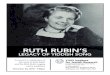 RUTH RUBIN’S · 2020. 4. 12. · Ruth Rubin’s Legacy of Yiddish Song A concert in celebration of the work of Ruth Rubin and the Ruth Rubin Legacy online exhibition with the voice