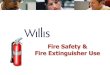 Fire Extinguisher TrainingFire Extinguisher Types •Class “A” fires only •2.5 gal. water (up to 1 minute discharge time) •Has pressure gauge to allow visual capacity check
