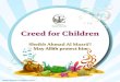 r Creed for Children - Islamic Invitation · 2020. 9. 12. ·  y ww w w w ff m y f rW Rasael Emaratia Creed for Children Sheikh Ahmad Al Mazru'i-MayAllah protect him-