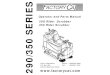 Tomcat 350 and 290 Operator and Parts Manual - PSJanitorial.com · 2019. 5. 28. · A R.P.S. Corporation Phone: 1-800-634-4060 P.O. Box 368 Fax: 1-866-901-3335 Racine, Wisconsin 53401