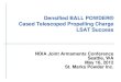 Densified BALL POWDER® Cased Telescoped Propelling ......Densified BALL POWDER® Cased Telescoped Propelling Charge LSAT Success NDIA Joint Armaments Conference Seattle, WA May 16,