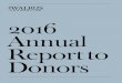 2016 Annual Report to Donors - The Walrus