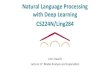 Natural Language Processing with Deep Learning CS224N/Ling284