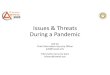 Issues & Threats During a Pandemic