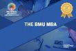 THE BMU MBA