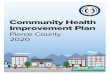 Pierce County Community Health Improvement Plan 2020