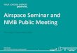 Airspace Seminar and NMB Public Meeting