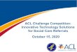 ACL Social Care Referrals Challenge October 15 Webinar