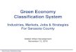 Green Economy Classification System - Global Urban