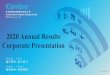 2020Annual Results Corporate Presentation
