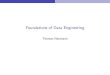 Foundations of Data Engineering - TUM