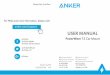 anker.com/support USER MANUAL