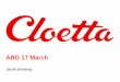 ABG 17 March - Cloetta