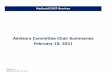 SMMCAC Chair Summaries Feb. 10, 2021