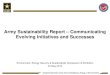 Army Sustainability Report Communicating Evolving 
