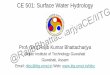 CE 501: Surface Water Hydrology