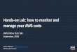 Hands-on Lab: how to monitor and manage your AWS costs