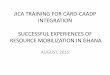 JICA TRAINING FOR CARD-CAADP INTEGRATION SUCCESSFUL 