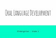 Oral Language Development - Buffett Institute