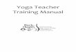Yoga Teacher Training Manual - U.S. Department of Defense