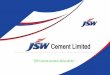 JSW Cement products &Durability