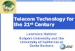 telecom technology for the 21st century 1