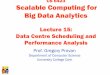 CS 6423 Scalable Computing for Big Data Analytics