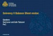Solvency II Balance Sheet review