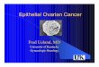 Epithelial Ovarian Cancer - University of Kentucky