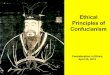 Ethical Principles of Confucianism