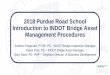 Introduction to INDOT Bridge Asset Management Procedures
