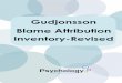 Gudjonsson Blame Attribution Inventory-Revised
