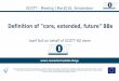 Definition of core, extended, future BBs