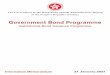 Goverment Bond Programme - Information Memorandum