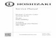 Service Manual - HOSHIZAKI