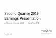 Second Quarter 2019 Earnings Presentation