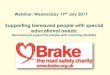 Supporting bereaved people with special educational needs