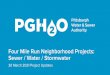 Four Mile Run Neighborhood Projects: Sewer / Water 