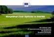 Simplified Cost Options in EAFRD - Europa