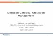Managed Care 101: Utilization Management