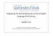 Integrating the CA ELD Standards Into K-12 English 