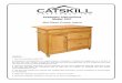 Assembly Instructions Model 1521 - Catskill Craftsmen