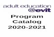 Program Catalog 2020-2021