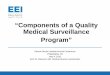 “Components of a Quality Medical Surveillance Program”