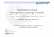 Optimization-based Management of Energy Systems